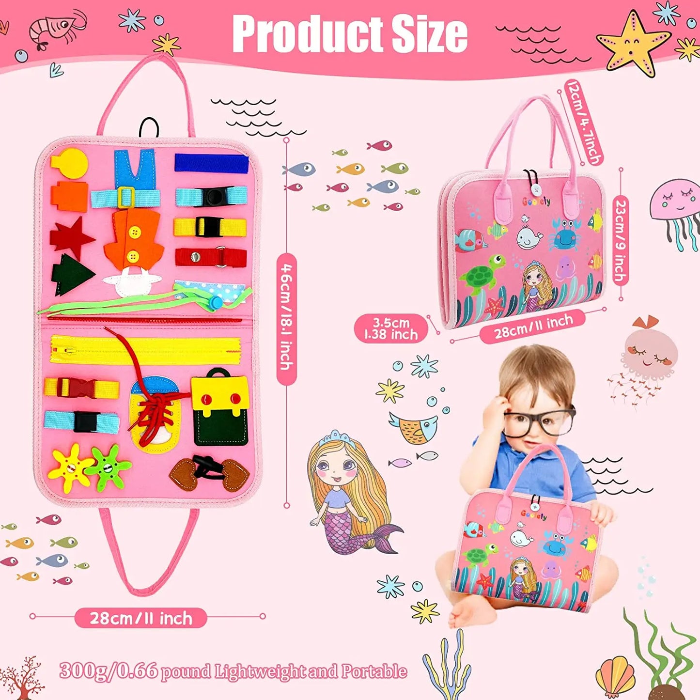 BusyBoard | On-The-Go Sensory Learning Station