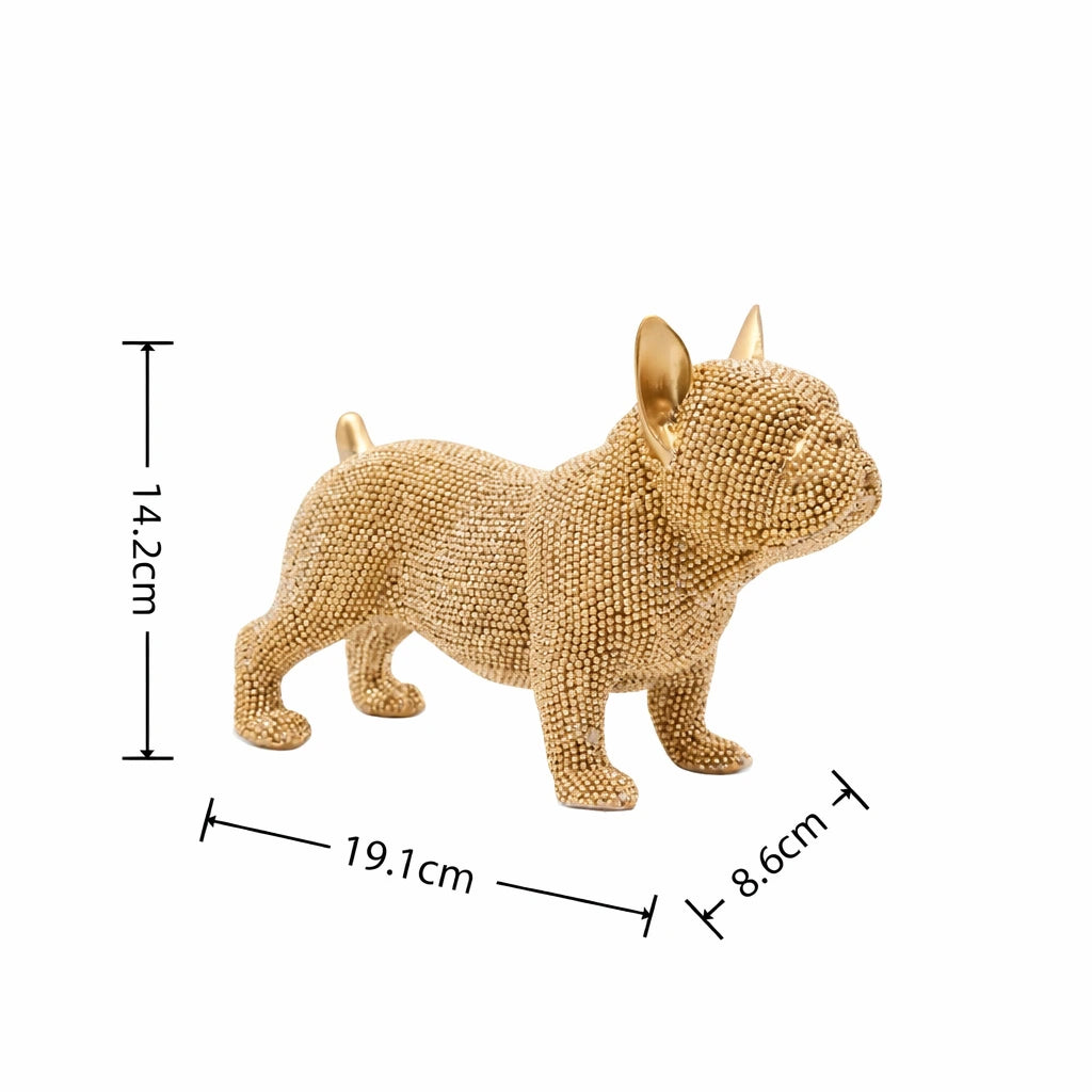 Sparkling French Bulldog Figurine