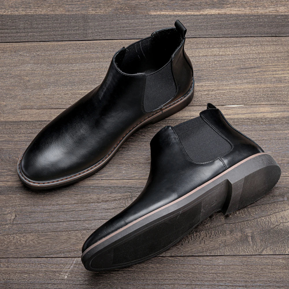 BootCraft™ - Authentic Premium Leather Chelsea Boots