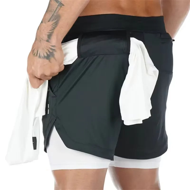 3 in 1 Tactical Fitness Shorts