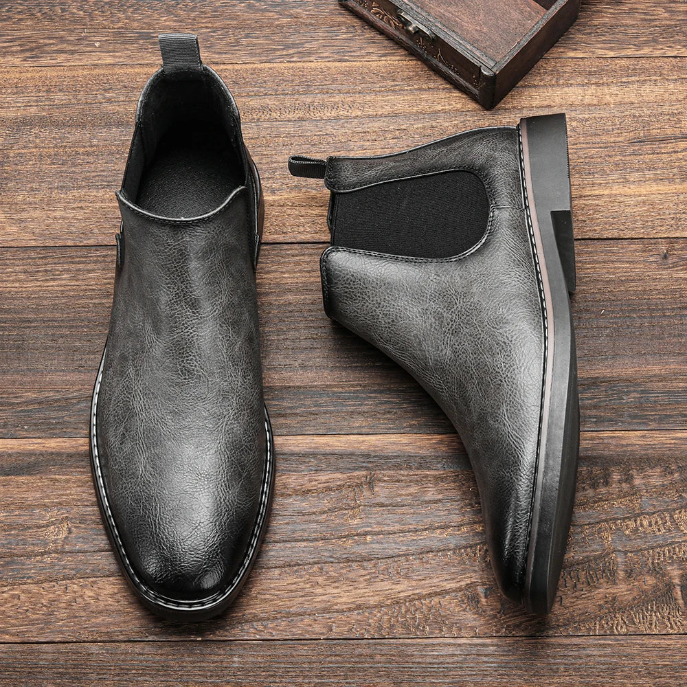 BootCraft™ - Authentic Premium Leather Chelsea Boots