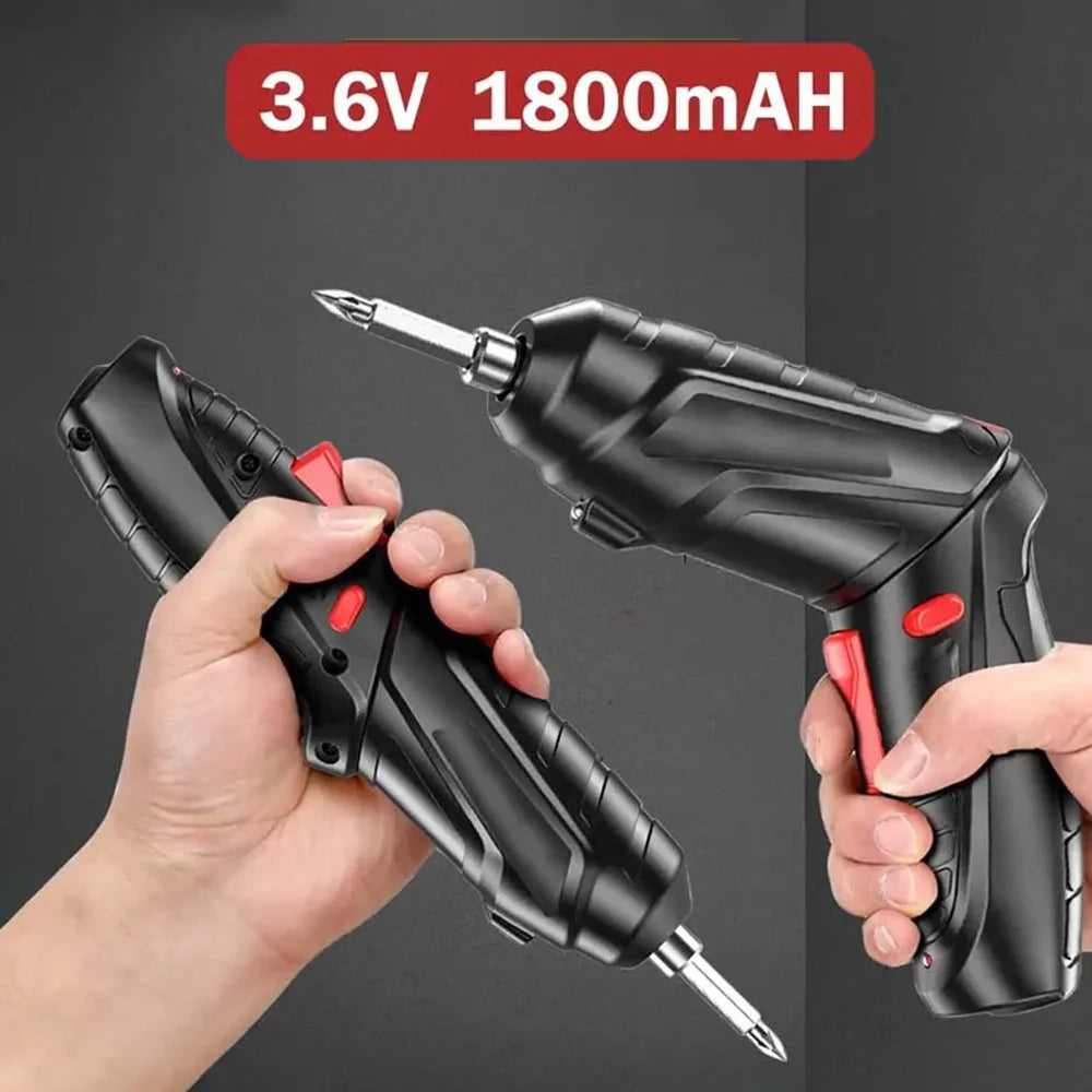 SpinMaster™ - Cordless Electric Screwdriver 3.6V Rechargeable