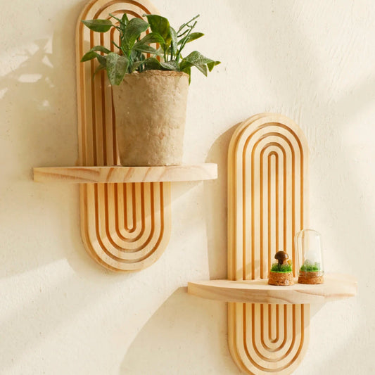 Boho Floating Shelves