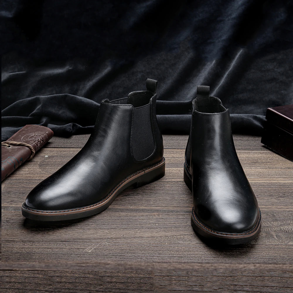 BootCraft™ - Authentic Premium Leather Chelsea Boots