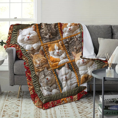 3D Cat Design Companion Blanket