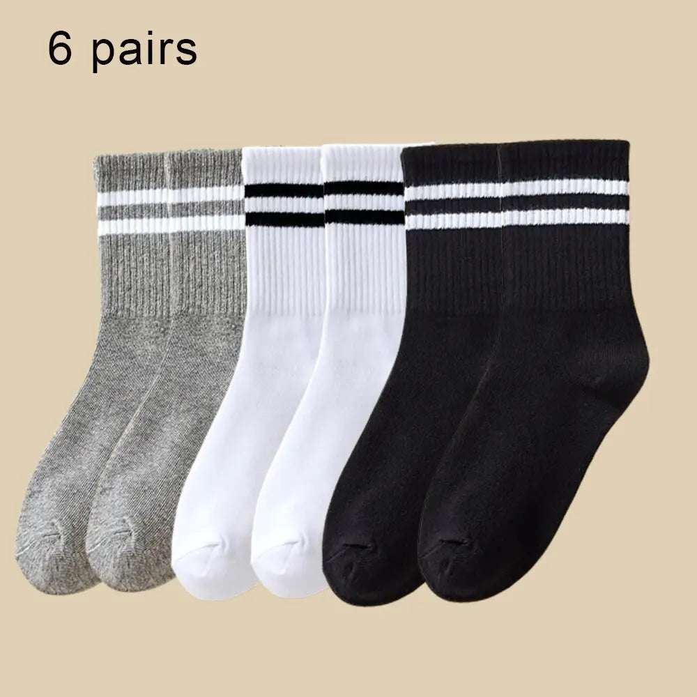 Breathable Sport Socks (6 Pairs)