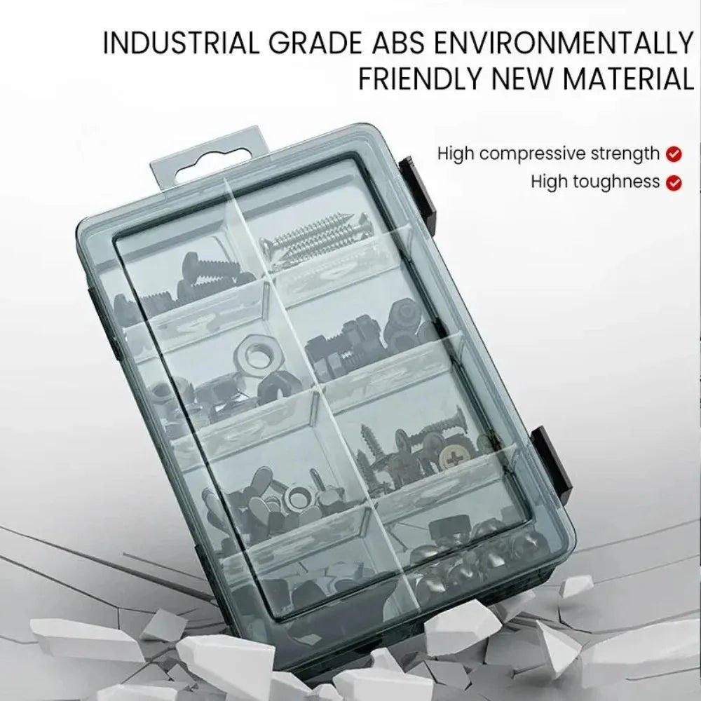 Tool Box With Transparent Lid Organizer