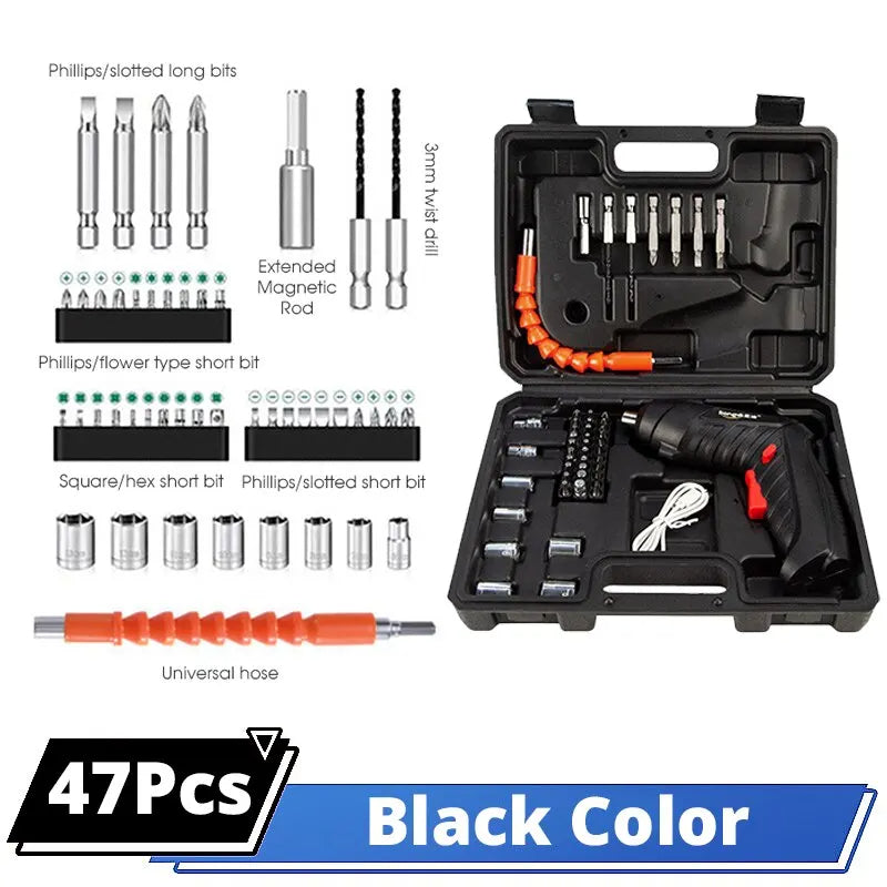 SpinMaster™ - Cordless Electric Screwdriver 3.6V Rechargeable