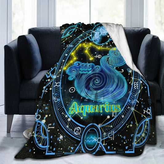 Horoscope Lovers Throw Blanket