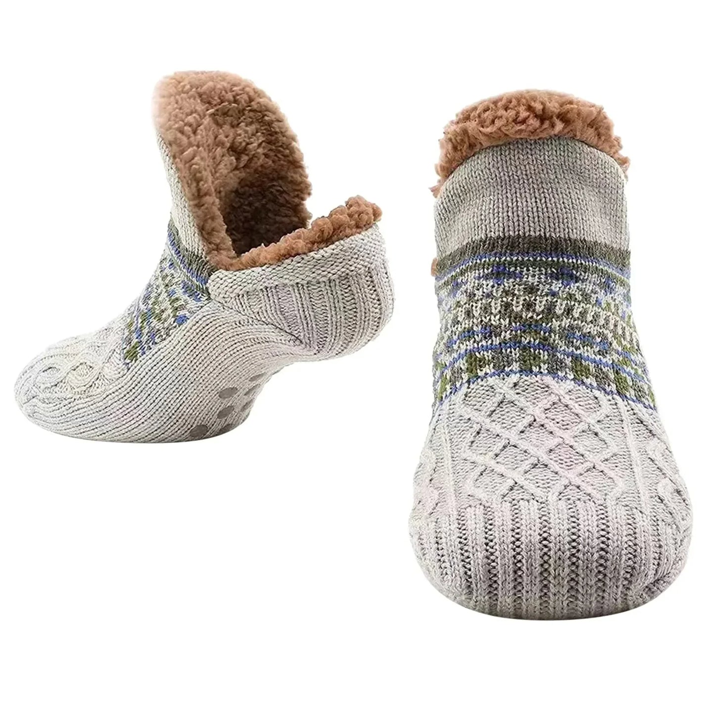 CozyStep™ – Plush Winter Slipper Socks -