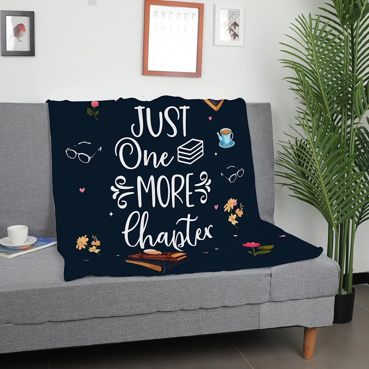 Cozy Book Lovers Blanket