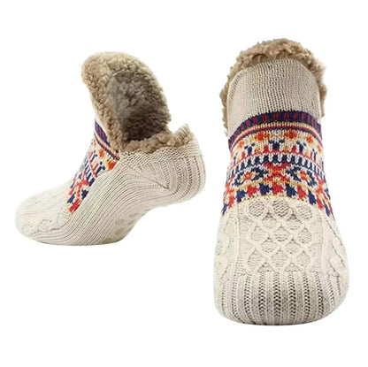 CozyStep™ – Plush Winter Slipper Socks -