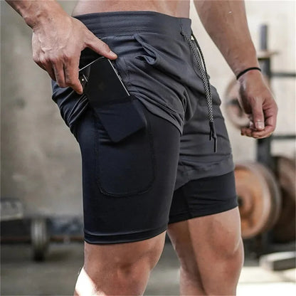 3 in 1 Tactical Fitness Shorts