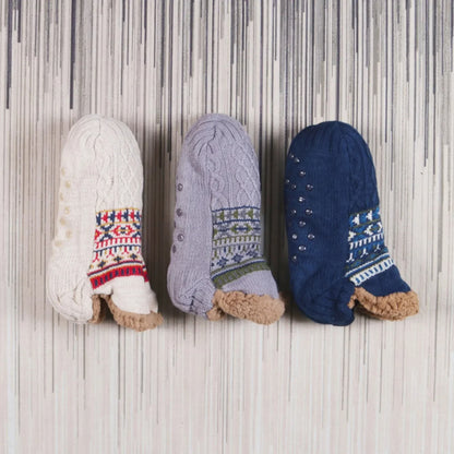 CozyStep™ – Plush Winter Slipper Socks -