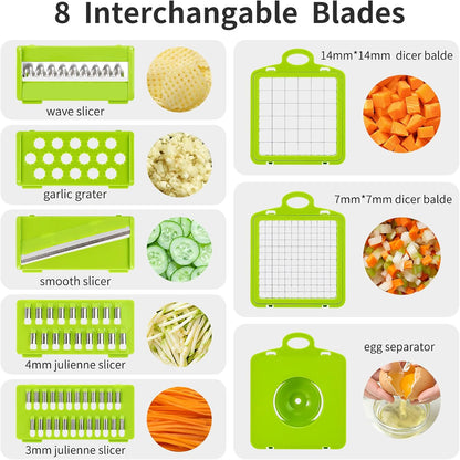 Multifunctional 16-in-1 Vegetable Chopper