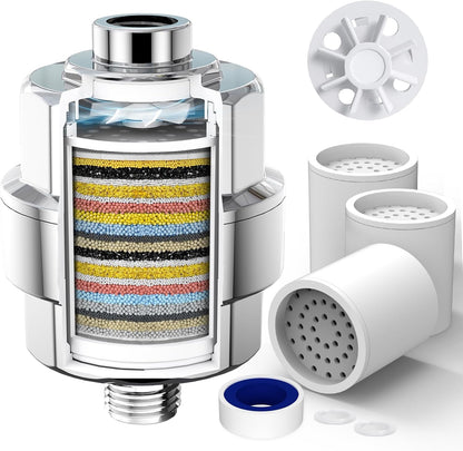 20-Stage Shower Filter For Skin & Hair Protection