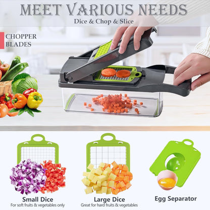 Multifunctional 16-in-1 Vegetable Chopper
