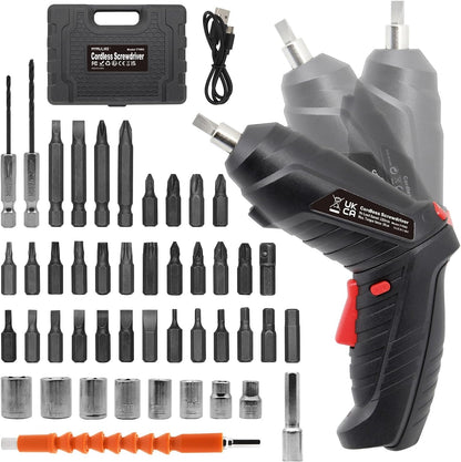 SpinMaster™ - Cordless Electric Screwdriver 3.6V Rechargeable