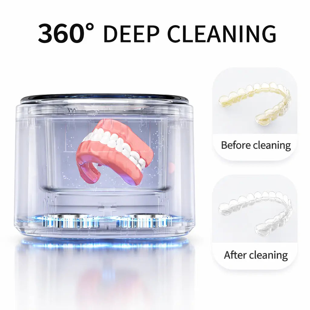 50kHz Ultrasonic Denture Cleaning UV Pod