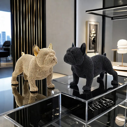 Sparkling French Bulldog Figurine