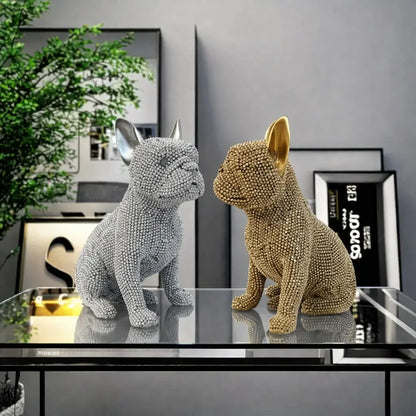Sparkling French Bulldog Figurine