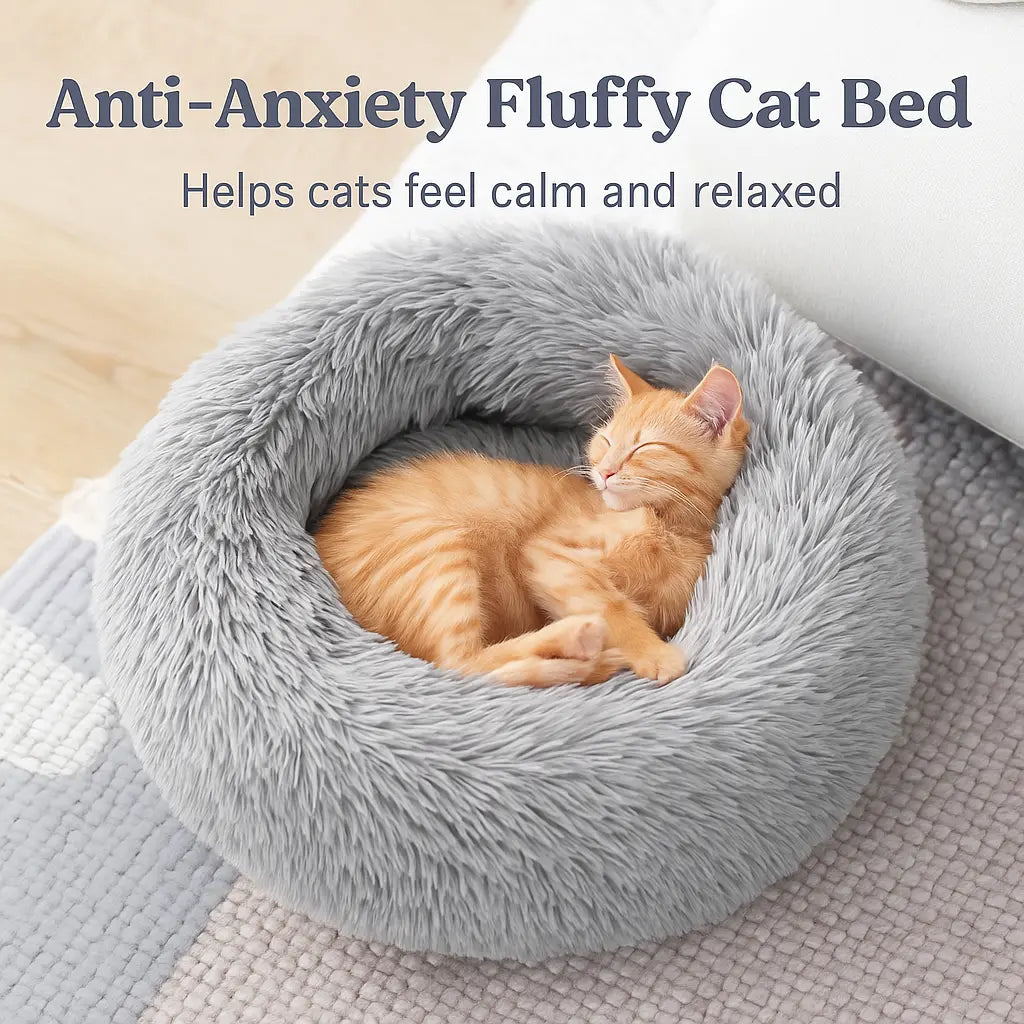 Anti-Anxiety Cat Calming Bed