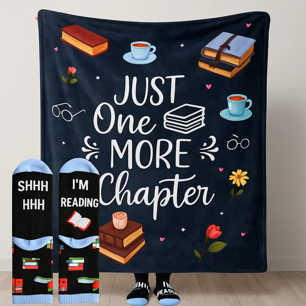 Cozy Book Lovers Blanket