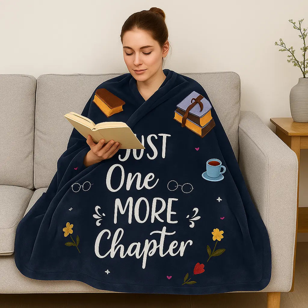 Cozy Book Lovers Blanket