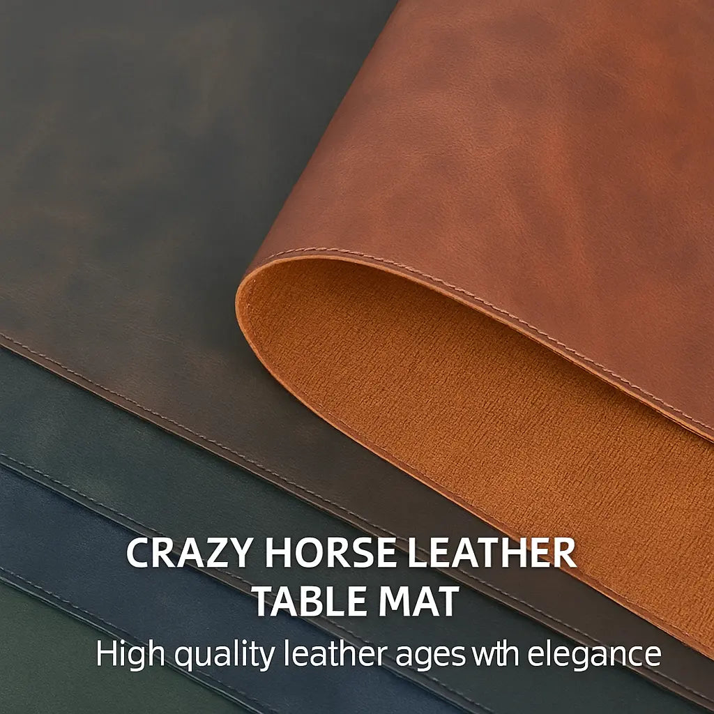 Premium Leather Desk Pad Protector