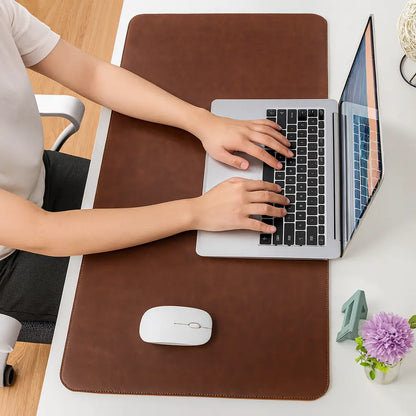 Premium Leather Desk Pad Protector