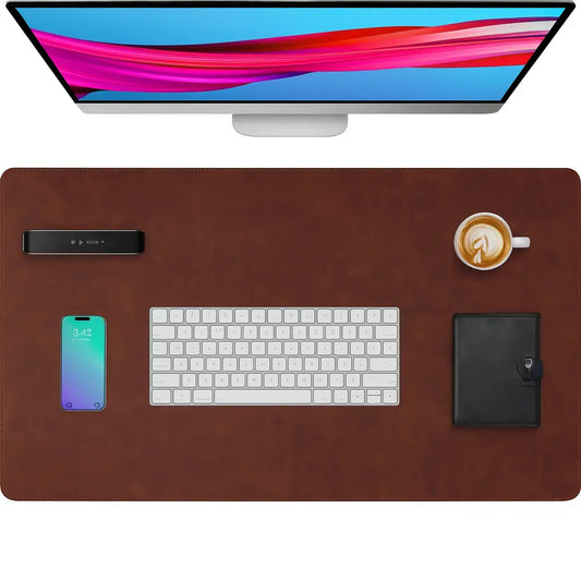 Premium Leather Desk Pad Protector