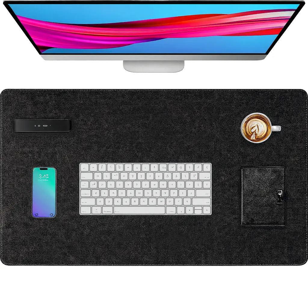 Premium Leather Desk Pad Protector