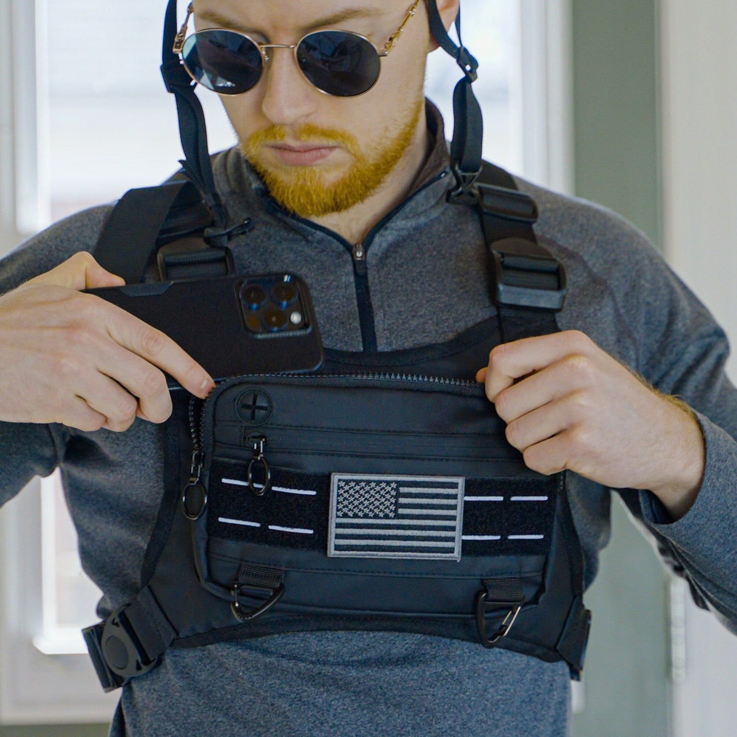 Tactical Running Chest Bag