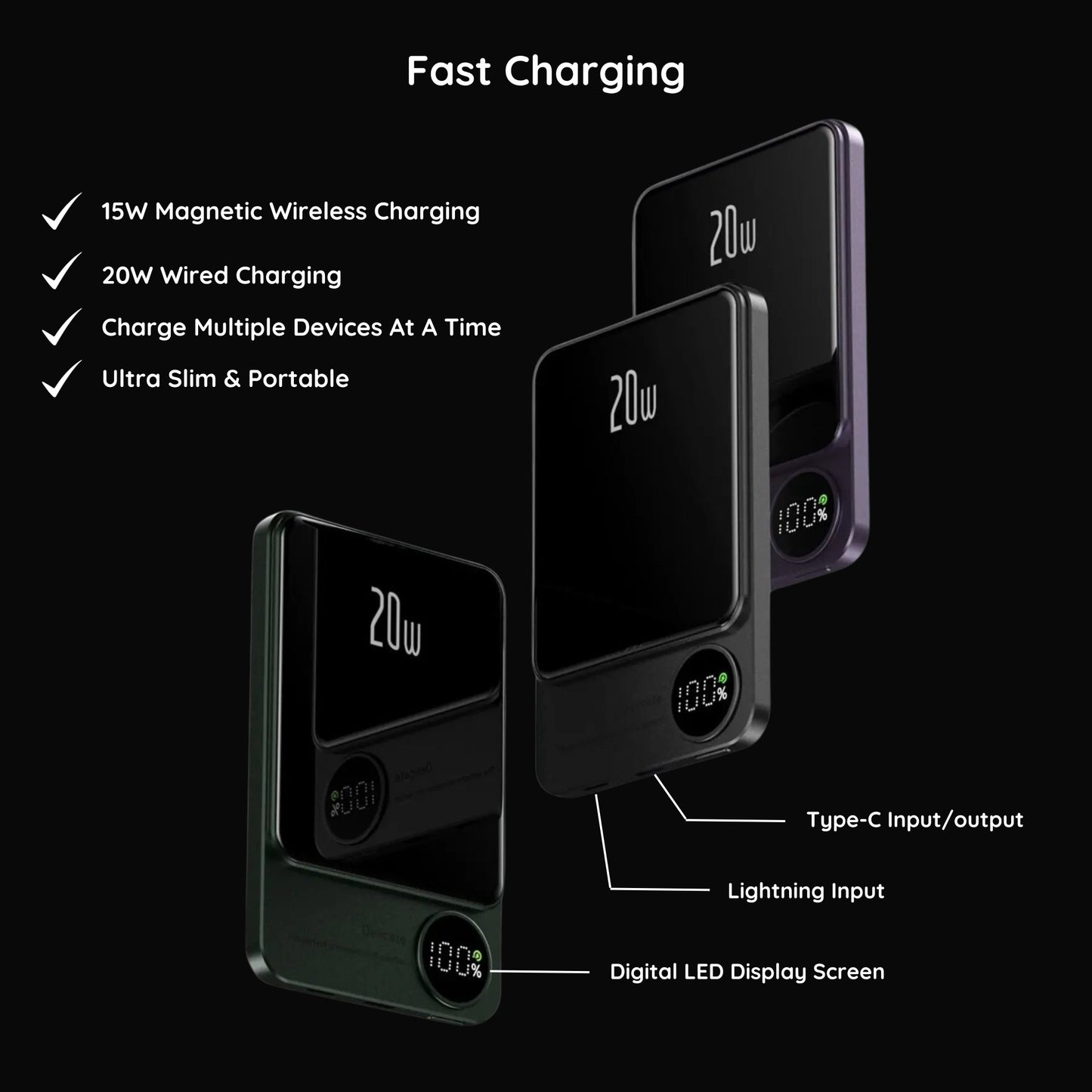 PowerMag™ - Slim Magnetic Power Bank